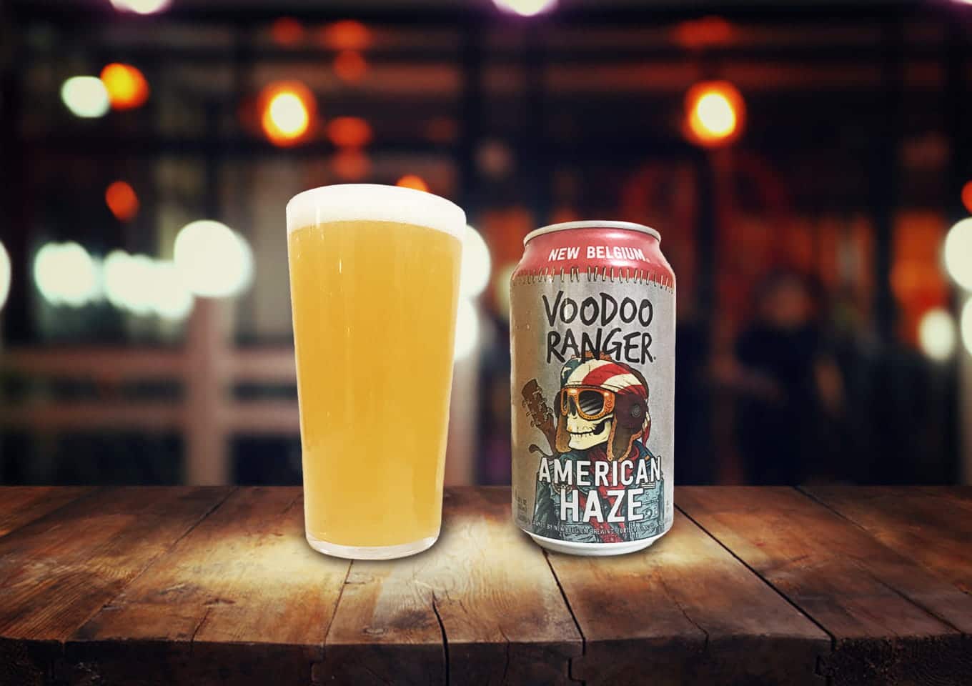 New Belgium Brewing「Voodoo Ranger American Haze」ほとばしるアメリカンホップの香り！ドライでジューシーなIPA